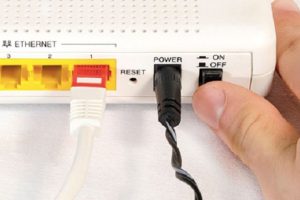 Khởi động lại Modem