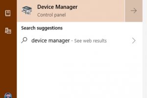 Mở Device Manager