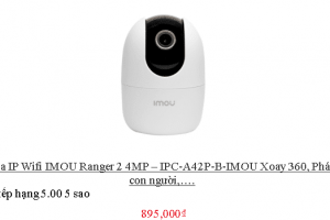 Camera Wifi gia đình IMOU